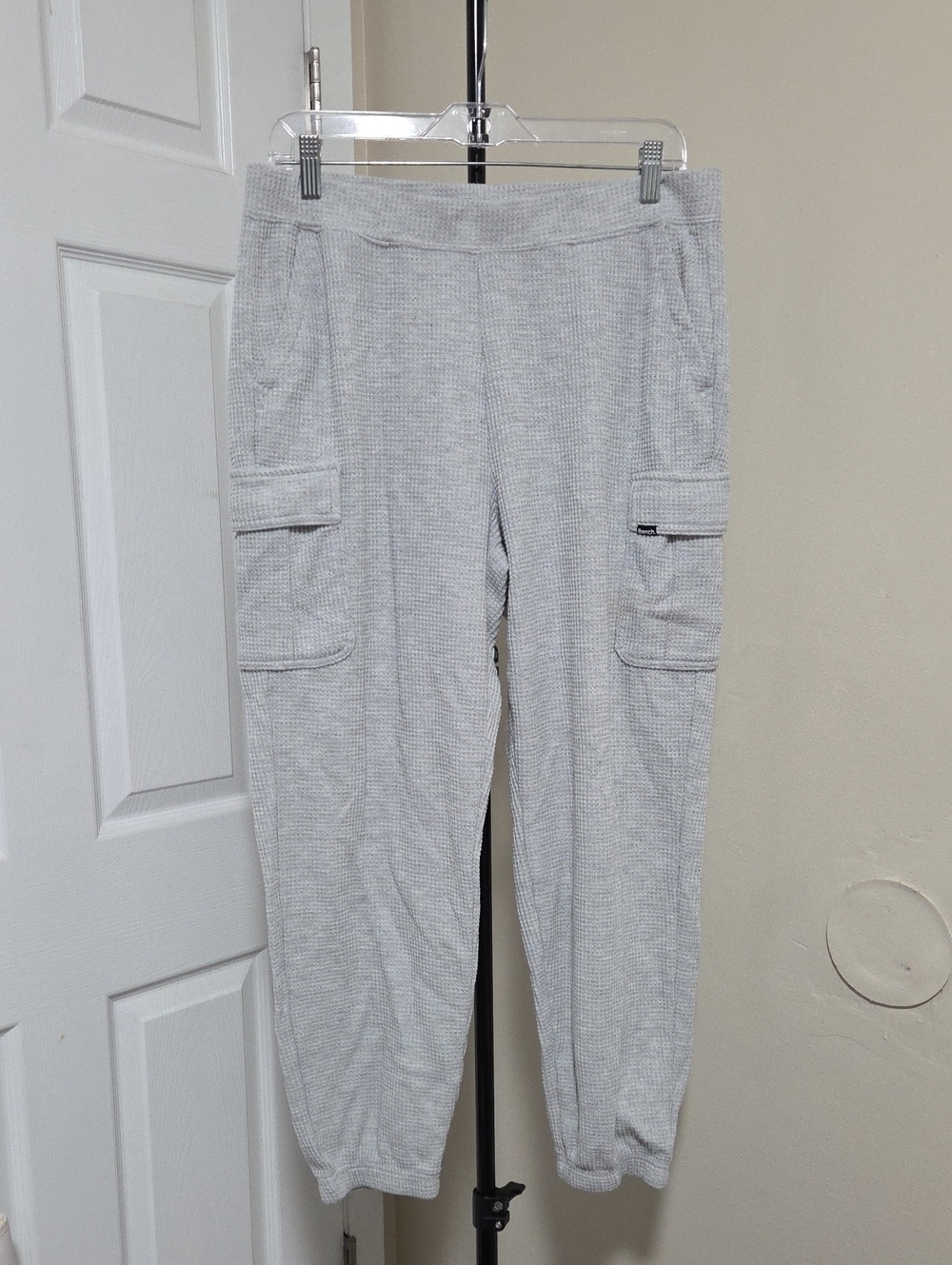 Bench Light Gray Waffle Cargo Joggers